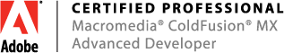 Adobe Certified Professional, Macromedia ColdFusion MX Advanced Developer